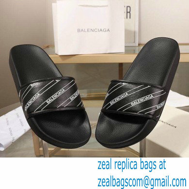 Balenciaga Logo Piscine Pool Slides Sandals 13 2021