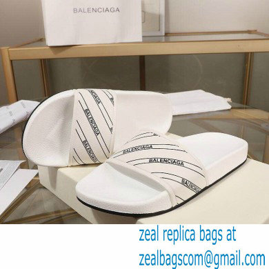Balenciaga Logo Piscine Pool Slides Sandals 14 2021