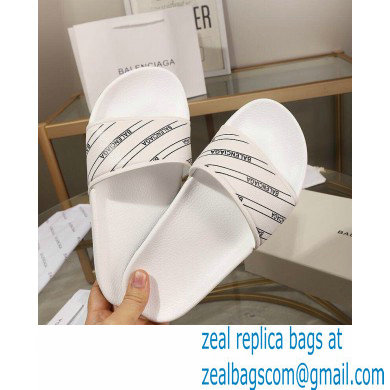 Balenciaga Logo Piscine Pool Slides Sandals 14 2021