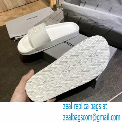 Balenciaga Logo Piscine Pool Slides Sandals 19 2021 - Click Image to Close