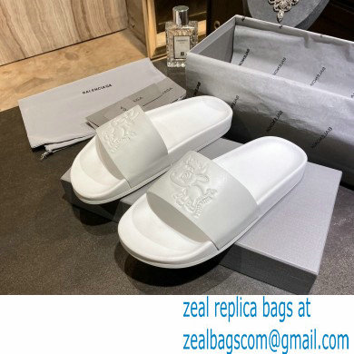 Balenciaga Logo Piscine Pool Slides Sandals 19 2021 - Click Image to Close