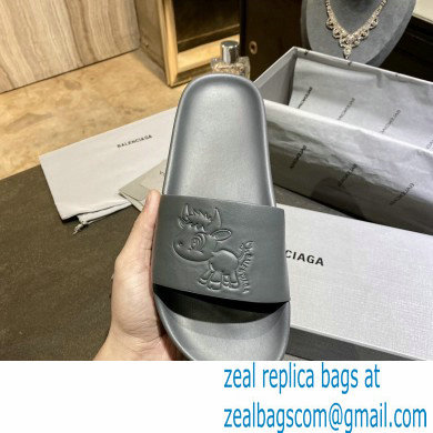 Balenciaga Logo Piscine Pool Slides Sandals 20 2021