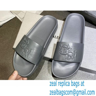 Balenciaga Logo Piscine Pool Slides Sandals 20 2021