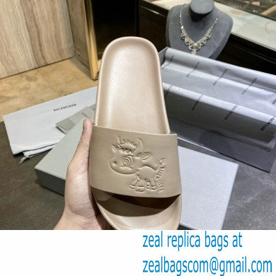 Balenciaga Logo Piscine Pool Slides Sandals 21 2021