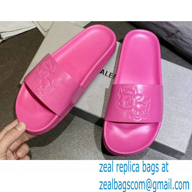 Balenciaga Logo Piscine Pool Slides Sandals 22 2021 - Click Image to Close