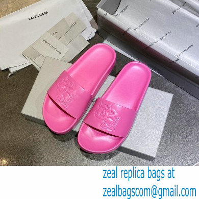 Balenciaga Logo Piscine Pool Slides Sandals 22 2021 - Click Image to Close