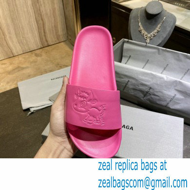 Balenciaga Logo Piscine Pool Slides Sandals 22 2021 - Click Image to Close