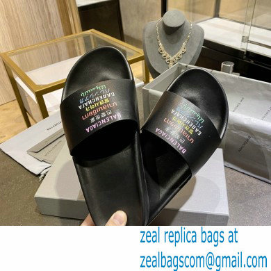 Balenciaga Logo Piscine Pool Slides Sandals 23 2021
