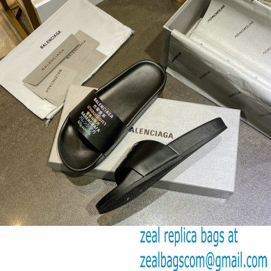 Balenciaga Logo Piscine Pool Slides Sandals 23 2021