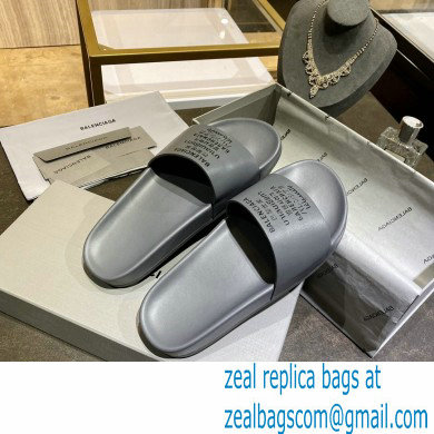 Balenciaga Logo Piscine Pool Slides Sandals 24 2021 - Click Image to Close