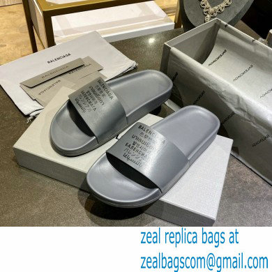 Balenciaga Logo Piscine Pool Slides Sandals 24 2021