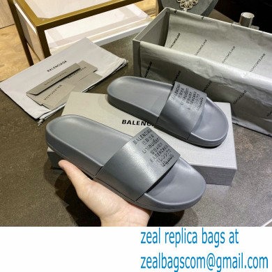 Balenciaga Logo Piscine Pool Slides Sandals 24 2021 - Click Image to Close