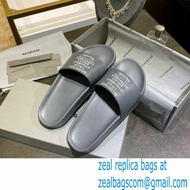 Balenciaga Logo Piscine Pool Slides Sandals 25 2021