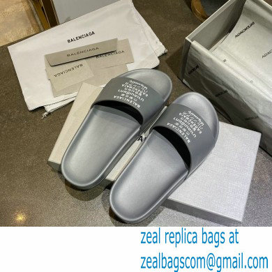 Balenciaga Logo Piscine Pool Slides Sandals 25 2021 - Click Image to Close