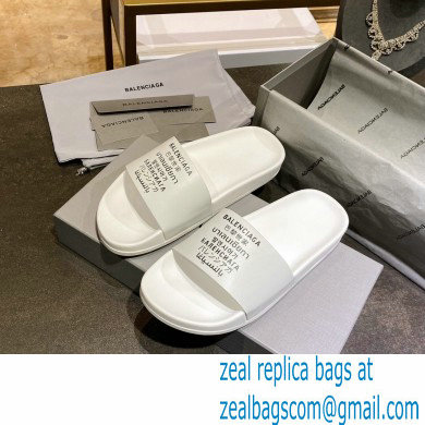 Balenciaga Logo Piscine Pool Slides Sandals 26 2021