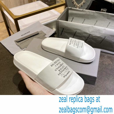 Balenciaga Logo Piscine Pool Slides Sandals 26 2021