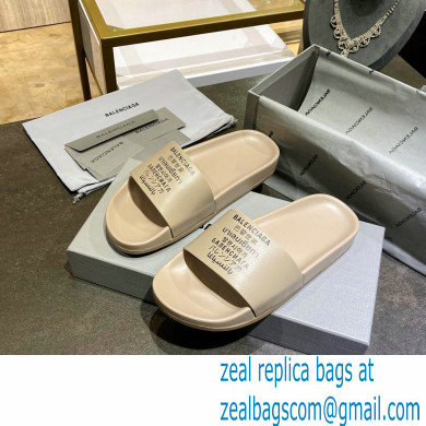 Balenciaga Logo Piscine Pool Slides Sandals 27 2021