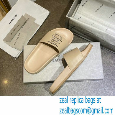 Balenciaga Logo Piscine Pool Slides Sandals 27 2021 - Click Image to Close