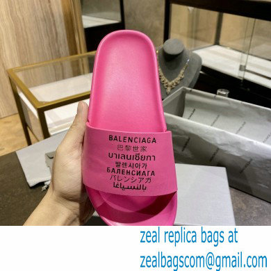 Balenciaga Logo Piscine Pool Slides Sandals 28 2021