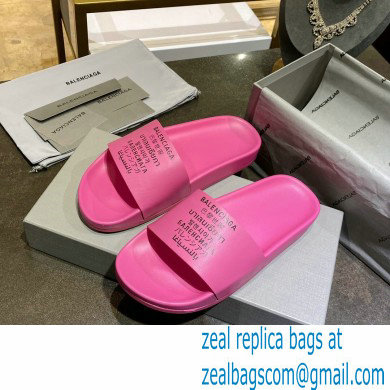 Balenciaga Logo Piscine Pool Slides Sandals 28 2021 - Click Image to Close