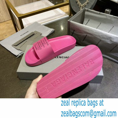 Balenciaga Logo Piscine Pool Slides Sandals 28 2021 - Click Image to Close