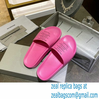 Balenciaga Logo Piscine Pool Slides Sandals 28 2021 - Click Image to Close