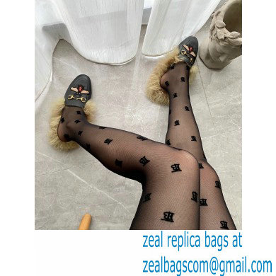 Burberry Logo Pantyhose Tights 01