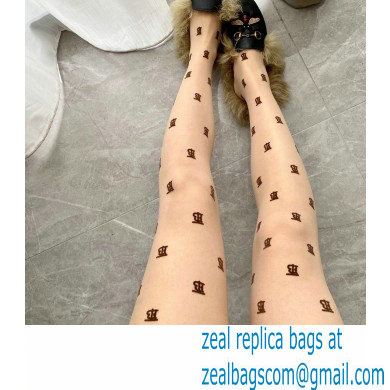 Burberry Logo Pantyhose Tights 02 - Click Image to Close