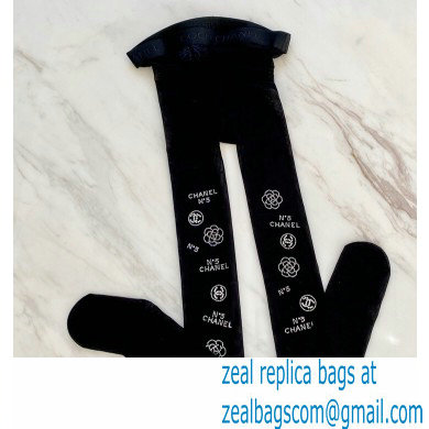 Chanel Logo Pantyhose Tights 13