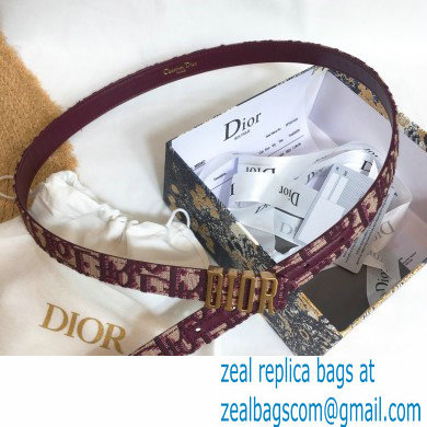 Dior Width 2cm Belt D73