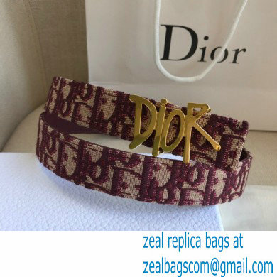 Dior Width 3cm Belt D63