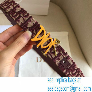 Dior Width 3cm Belt D63