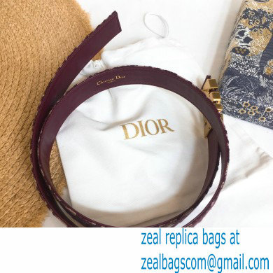 Dior Width 3cm Belt D75