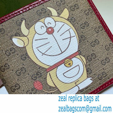 Doraemon x Gucci Bi-fold Wallet 647802 Nobita 2021