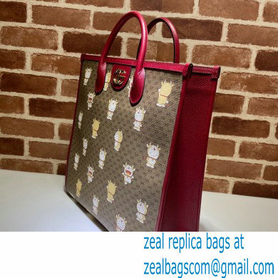 Doraemon x Gucci Medium Tote Bag 654345 Nobita 2021