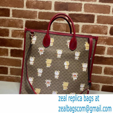 Doraemon x Gucci Medium Tote Bag 654345 Nobita 2021 - Click Image to Close