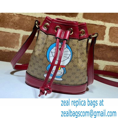 Doraemon x Gucci Mini Bucket Bag 647801 2021 - Click Image to Close