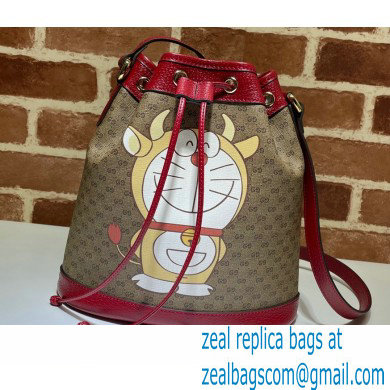 Doraemon x Gucci Small Bucket Bag 655597 Nobita 2021 - Click Image to Close