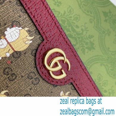 Doraemon x Gucci Zip Around Wallet 647787 Nobita 2021 - Click Image to Close