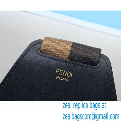 Fendi Black Raffia Guitar One-shoulder Mini Bag 2021