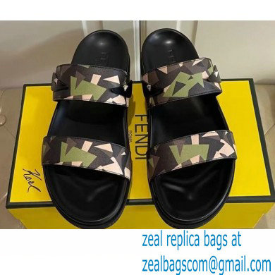 Fendi Camou Men's Slides Sandals 02 2021