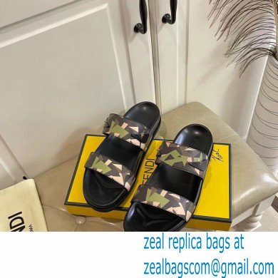 Fendi Camou Men's Slides Sandals 02 2021