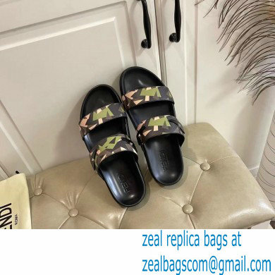 Fendi Camou Men's Slides Sandals 02 2021