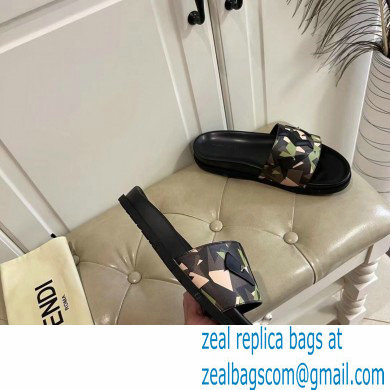 Fendi Camou Men's Slides Sandals 03 2021 - Click Image to Close