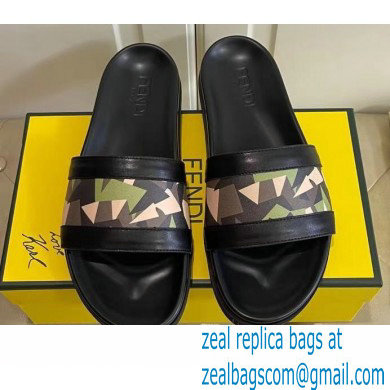 Fendi Camou Men's Slides Sandals 04 2021