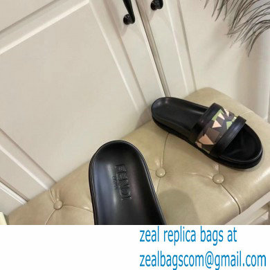 Fendi Camou Men's Slides Sandals 04 2021 - Click Image to Close