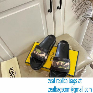 Fendi Camou Men's Slides Sandals 04 2021 - Click Image to Close