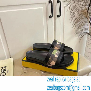 Fendi Camou Men's Slides Sandals 04 2021 - Click Image to Close