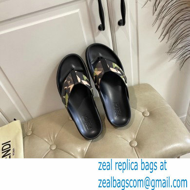 Fendi Camou Men's Slides Sandals 05 2021 - Click Image to Close