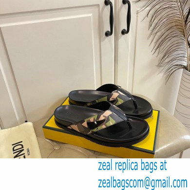 Fendi Camou Men's Slides Sandals 05 2021